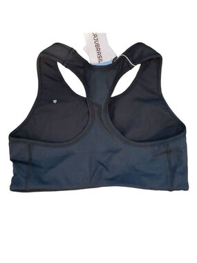 Cajubrasil L Athletic Racerback Sport Bra Black Workout Top